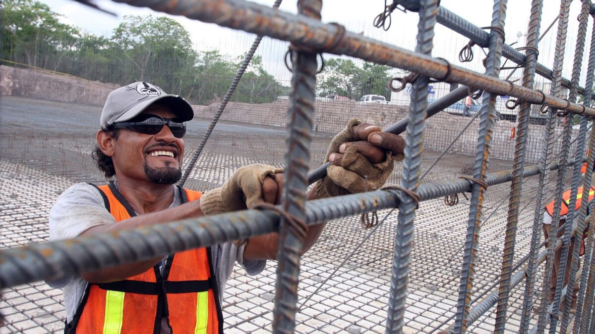 Rebar worker